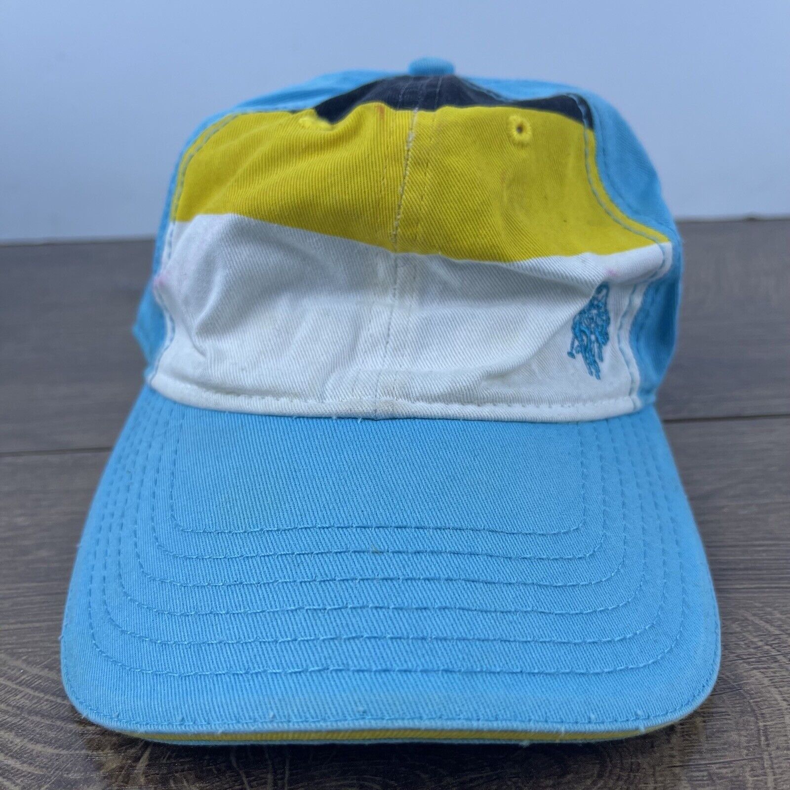 Other US Polo Assn. Hat Yellow Light Blue Adjustable Hat Blue Adul Size ONE SIZE - 2 Thumbnail