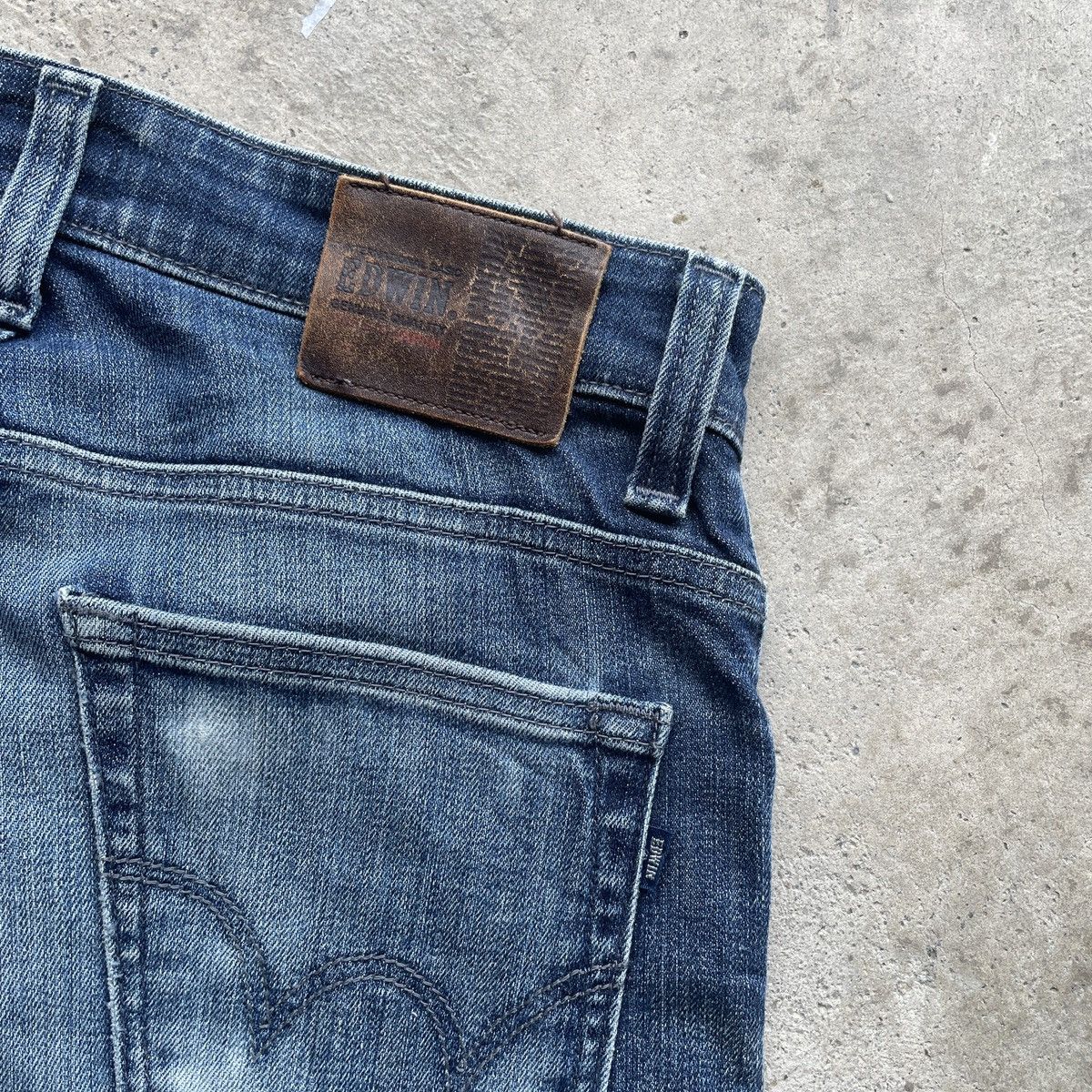 Japanese Brand W29 Vintage Edwin Denim Faded Distressed Pants Jeans Size US 29 - 8 Thumbnail
