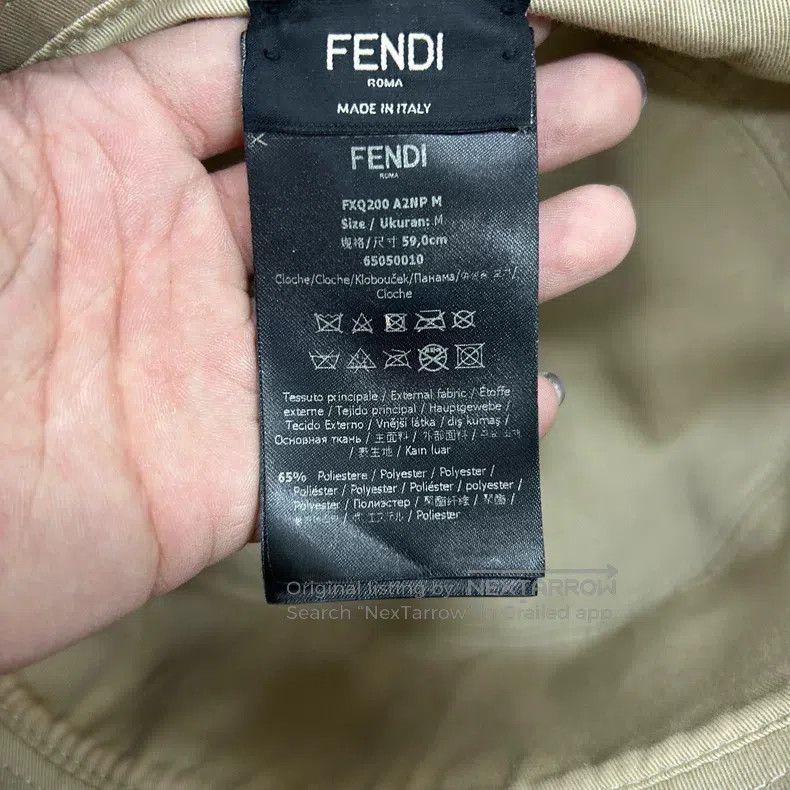 Fendi Fendi Classic Double F Logo Fisherman Hat Size ONE SIZE - 3 Thumbnail