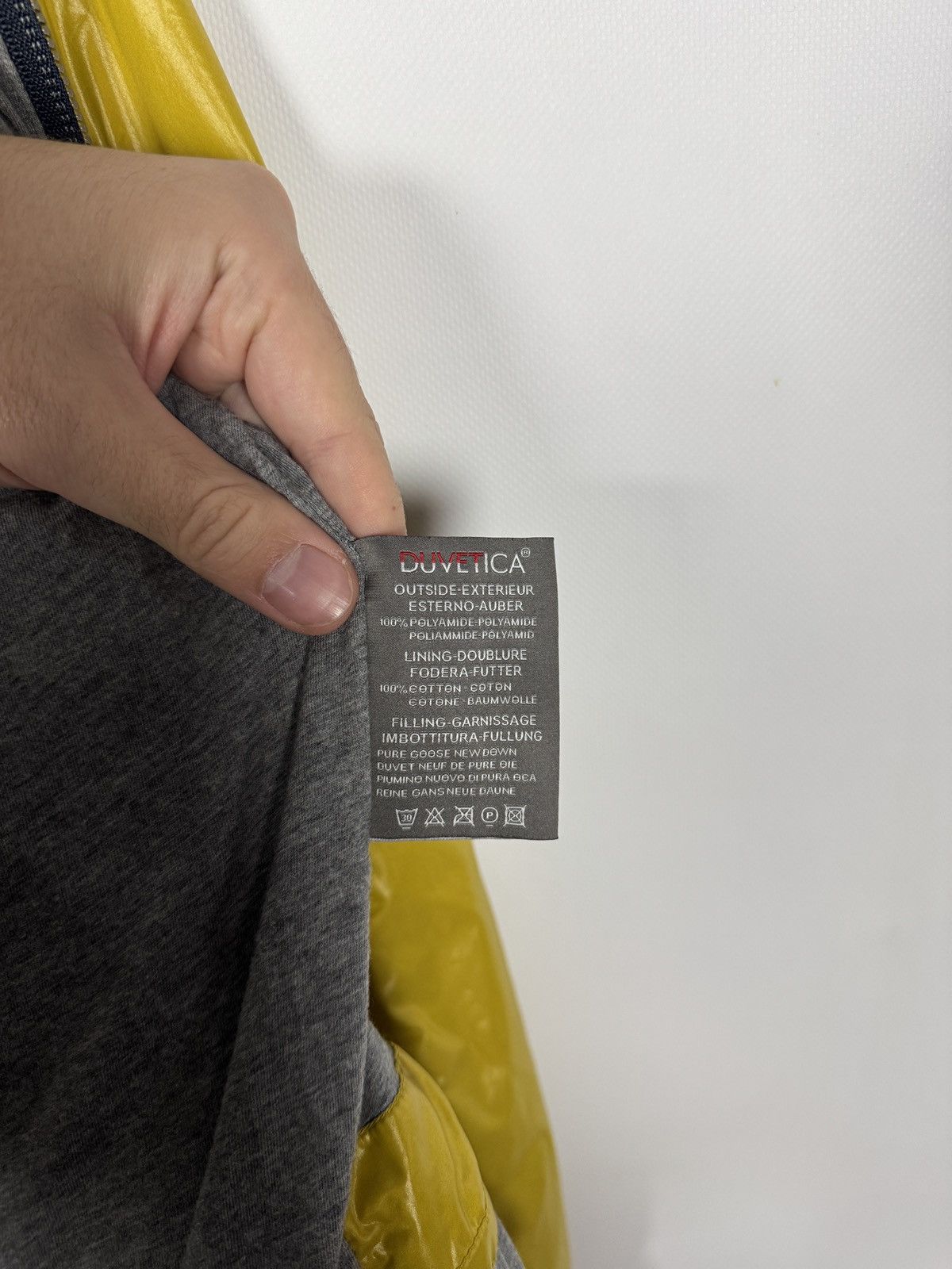 Duvetica Men’s Duvetica Hooded Zip Up Yellow Down Jacket Italy Sz 48 Size US M / EU 48-50 / 2 - 10 Thumbnail