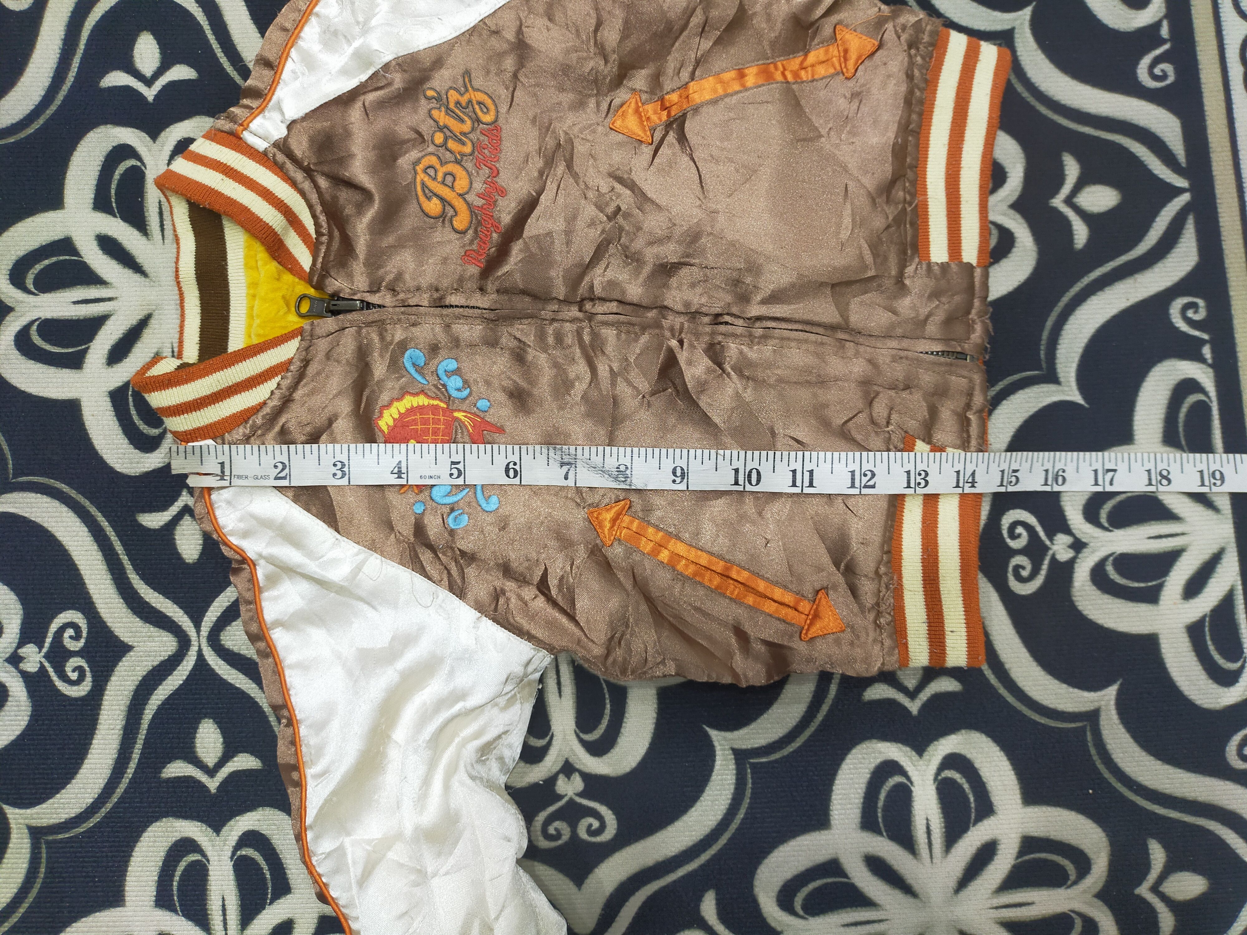 Beauty Beast × Japanese Brand Vintage Riversible Sukajan Japan For Kid Size US XXS / EU 40 - 15 Thumbnail