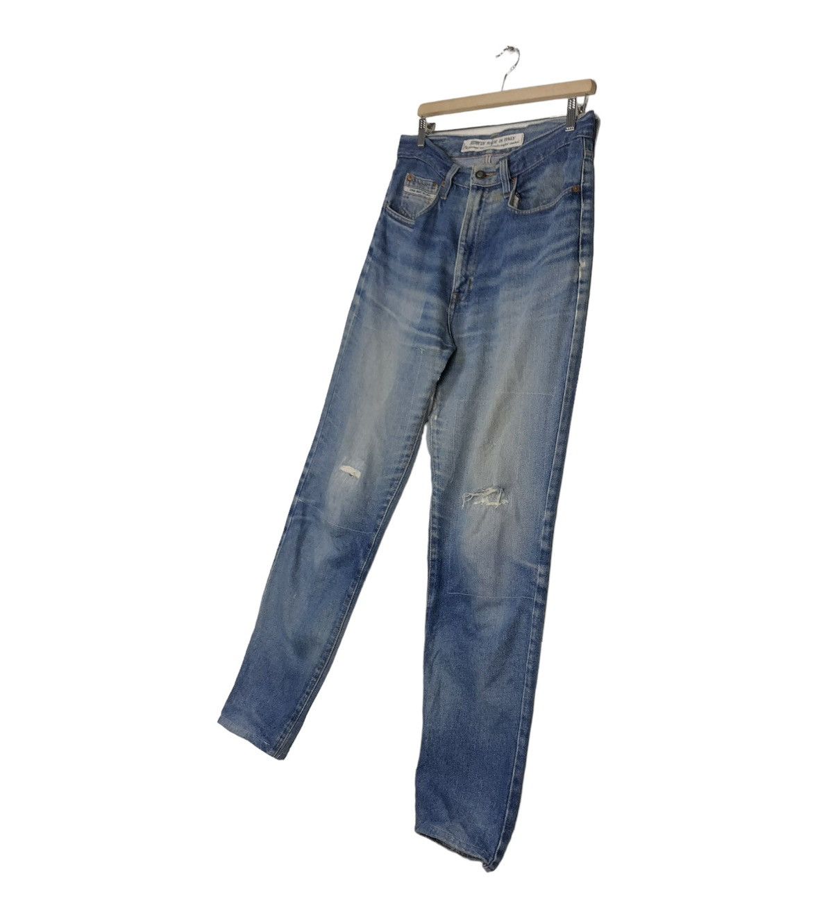 Edwin 🔥VINTAGE DENIM JEANS BIKER EDWIN MADE IN ITALY Size US 34 / EU 50 - 2 Thumbnail