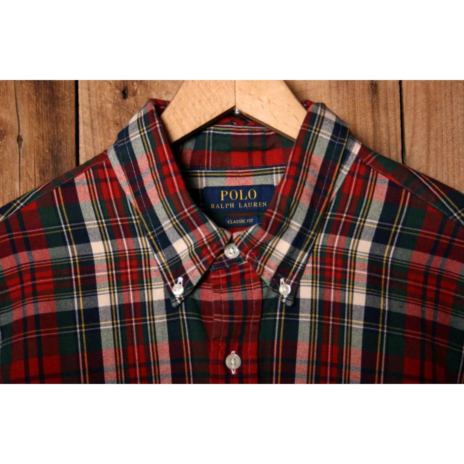 Polo Ralph Lauren POLO RALPH LAUREN Shirt Plaid Long Sleeve Button-Front XL Cotton Classic Men Size US XL / EU 56 / 4 - 2 Thumbnail