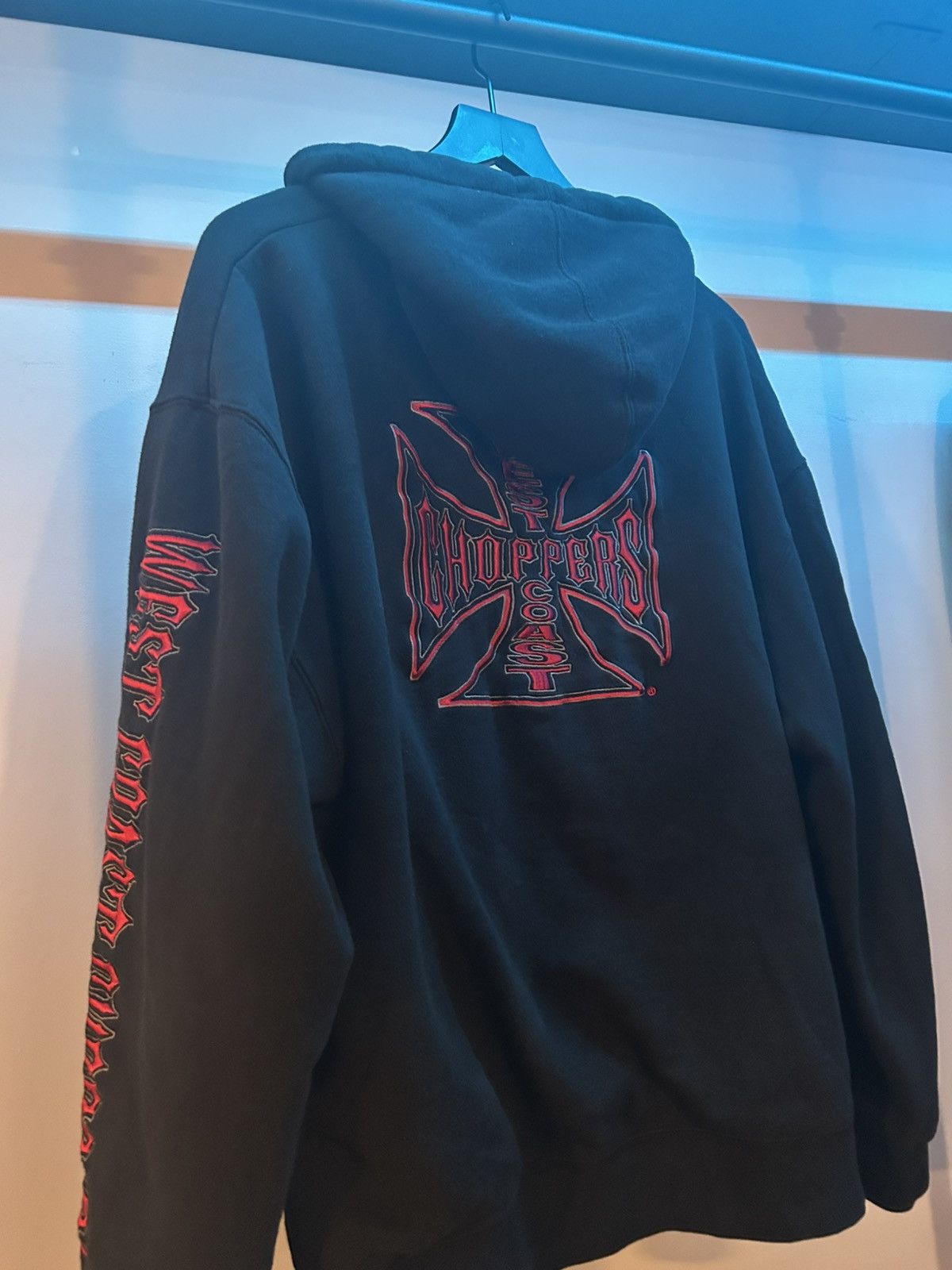 West Coast Choppers West Coast Choppers Jesse James Thermal Lined Zip Up Hoodie Size US XL / EU 56 / 4 - 4 Thumbnail