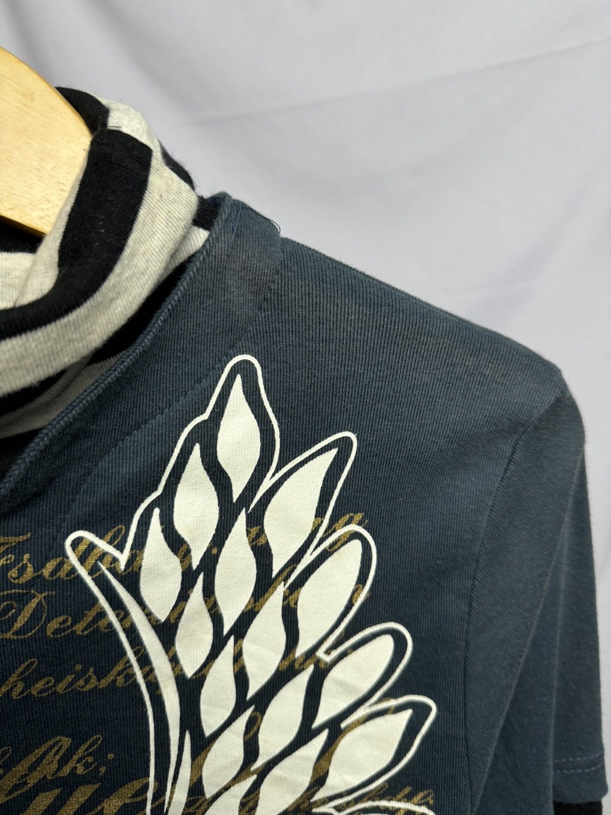 Japanese Brand Japanese Eagle Poem Hybrid Long Sleeve Ifsixwasnine Style Size US S / EU 44-46 / 1 - 6 Thumbnail