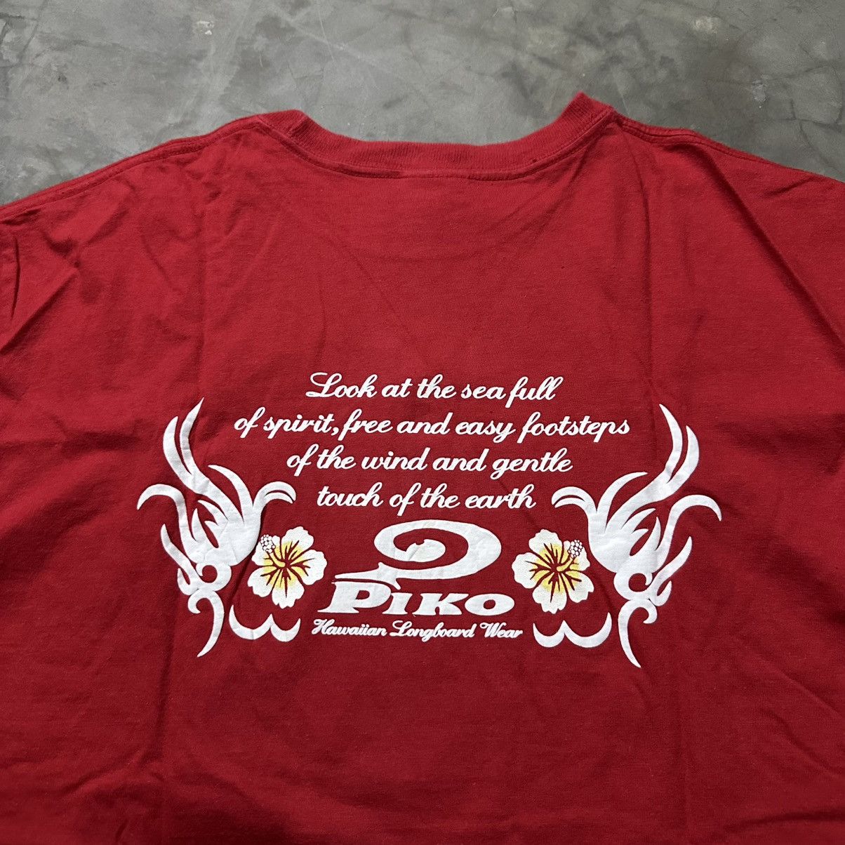 If Six Was Nine ❤️‍🔥VINTAGE Y2K PIKO SURF TSHIRT❤️‍🔥 Size US L / EU 52-54 / 3 - 4 Thumbnail