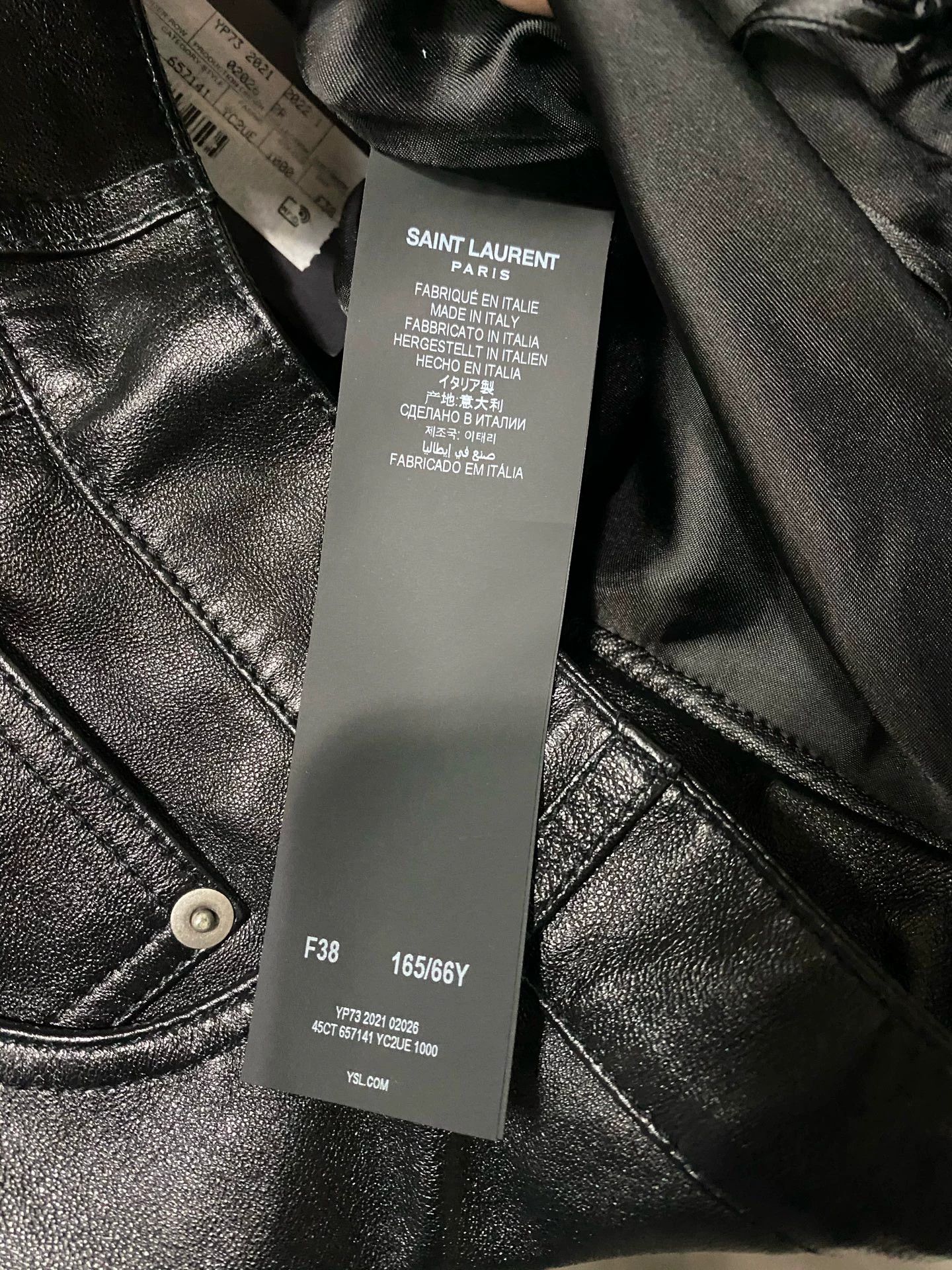 Saint Laurent Paris YSL SLP (Saint Laurent) Lambskin Shorts Size 26" / US 2 / IT 38 - 7 Thumbnail