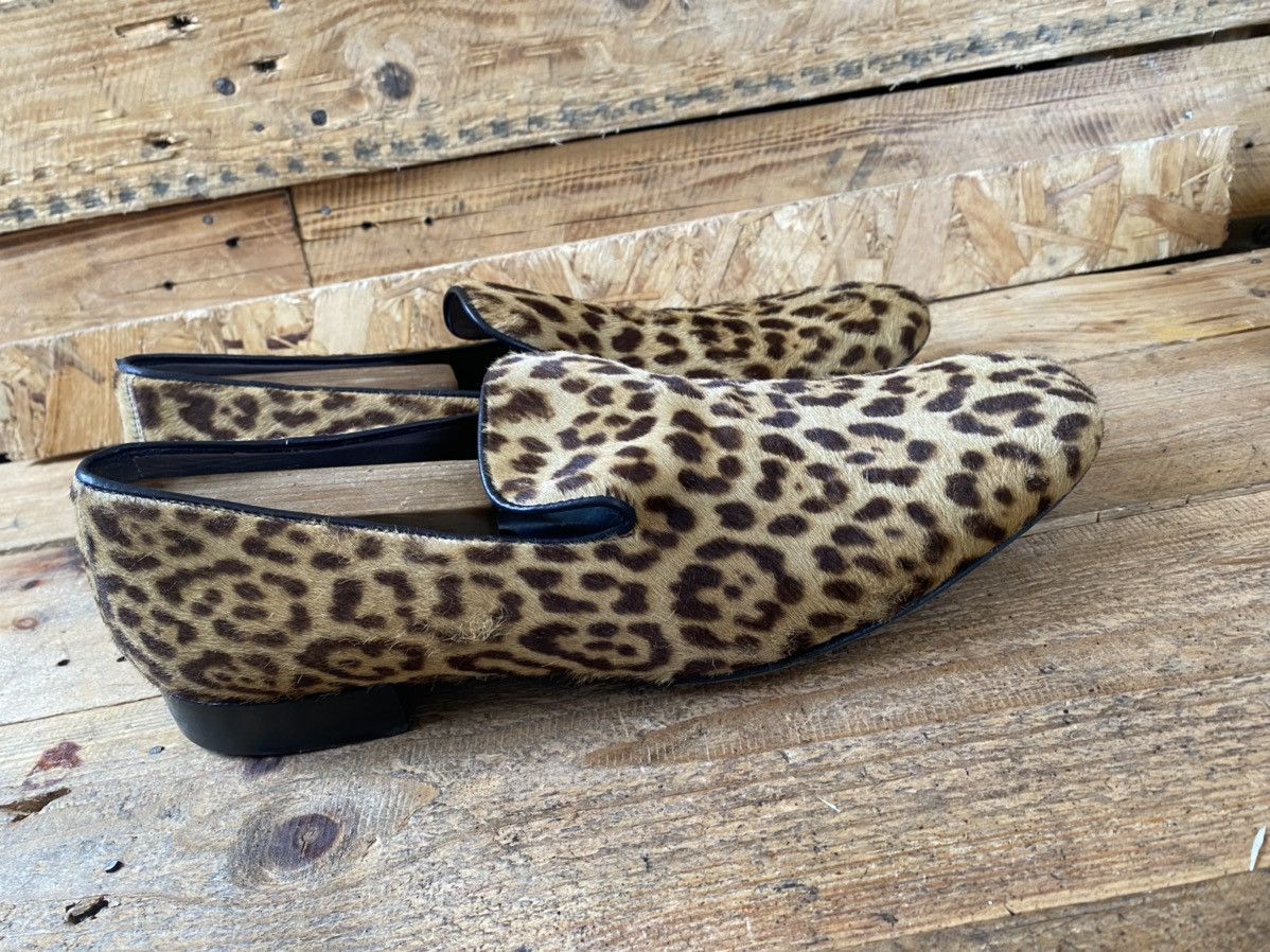 Designer × Saint Laurent Paris × Yves Saint Laurent Saint Laurent leopard print slip on casual loafers sz uk7.5 Size US 8.5 / EU 41-42 - 10 Thumbnail