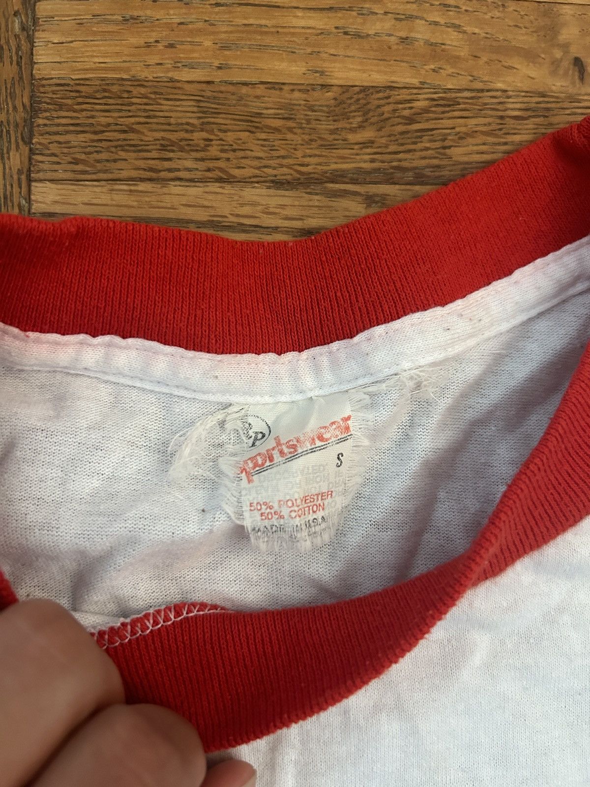 Vintage Vintage Single Stitch Ringer T Size US S / EU 44-46 / 1 - 3 Thumbnail
