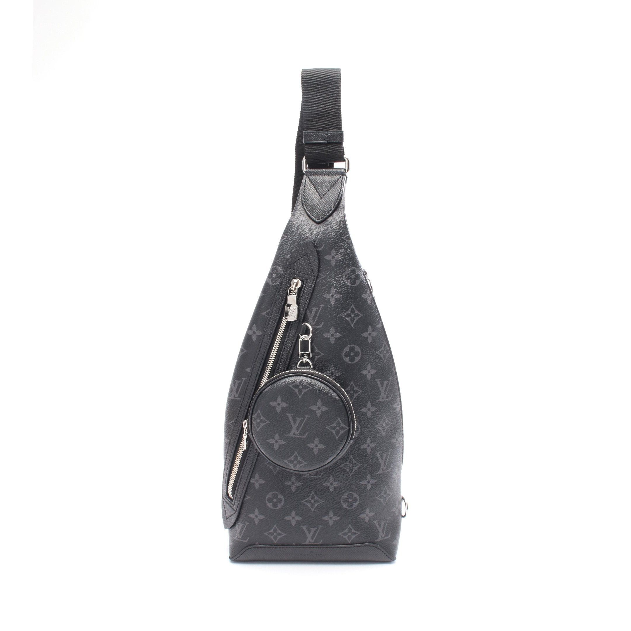 Louis Vuitton Louis Vuitton Duo Sling Bag Taigarama Body Leather Black Size ONE SIZE - 1 Thumbnail