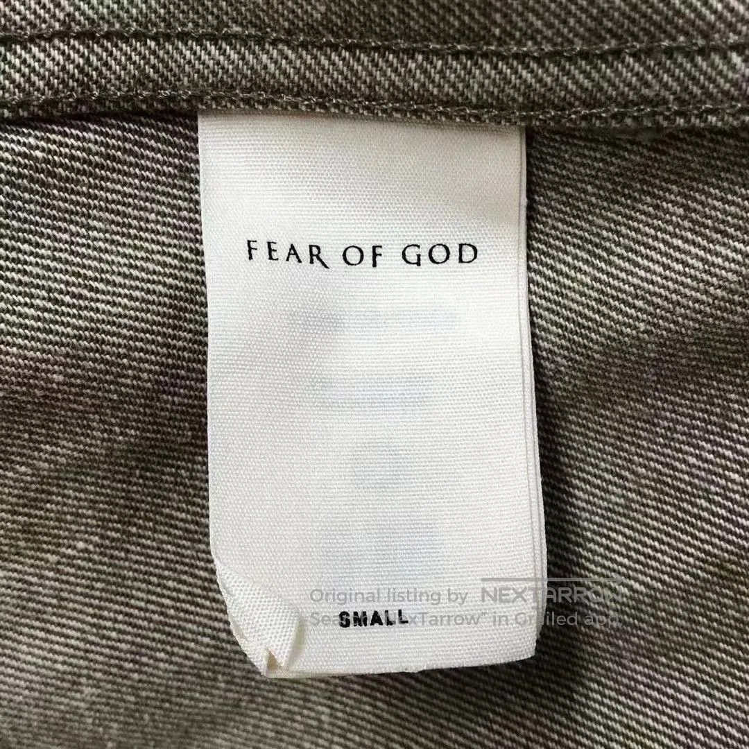 Fear of God Fear of God Distressed Denim Jacket. Size US S / EU 44-46 / 1 - 3 Thumbnail