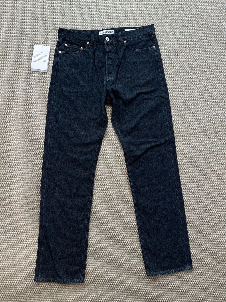 Our Legacy Our Legacy Water-washed zipper straight jeans Size US 33 - 2 Thumbnail