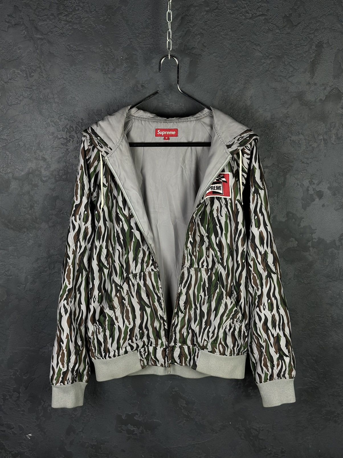 Supreme Supreme Poly Diamond Quilted Hooded Jacket Camo Rare Size US S / EU 44-46 / 1 - 7 Thumbnail