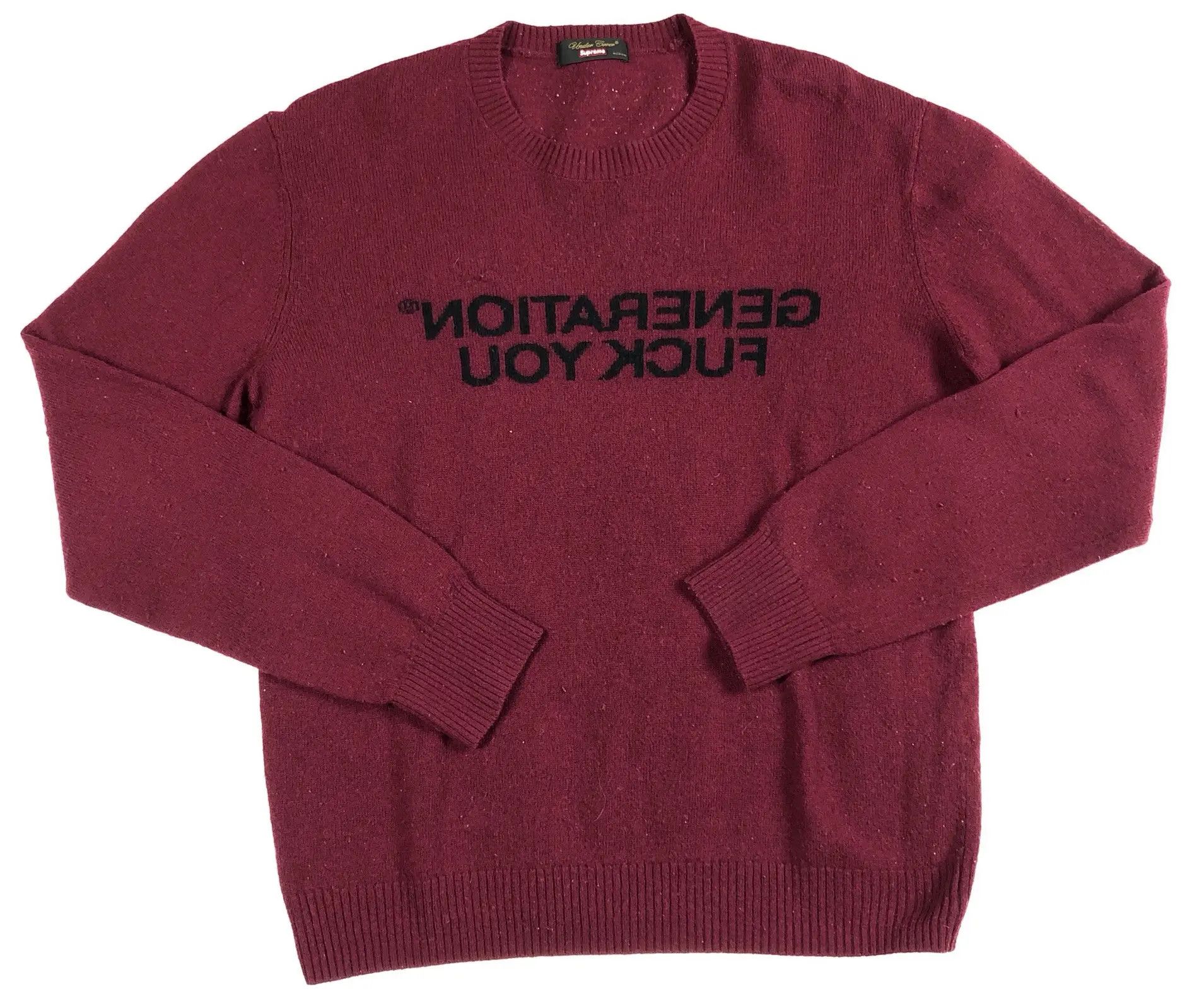 Supreme Undercover Generation Fuck You Sweater | Grailed