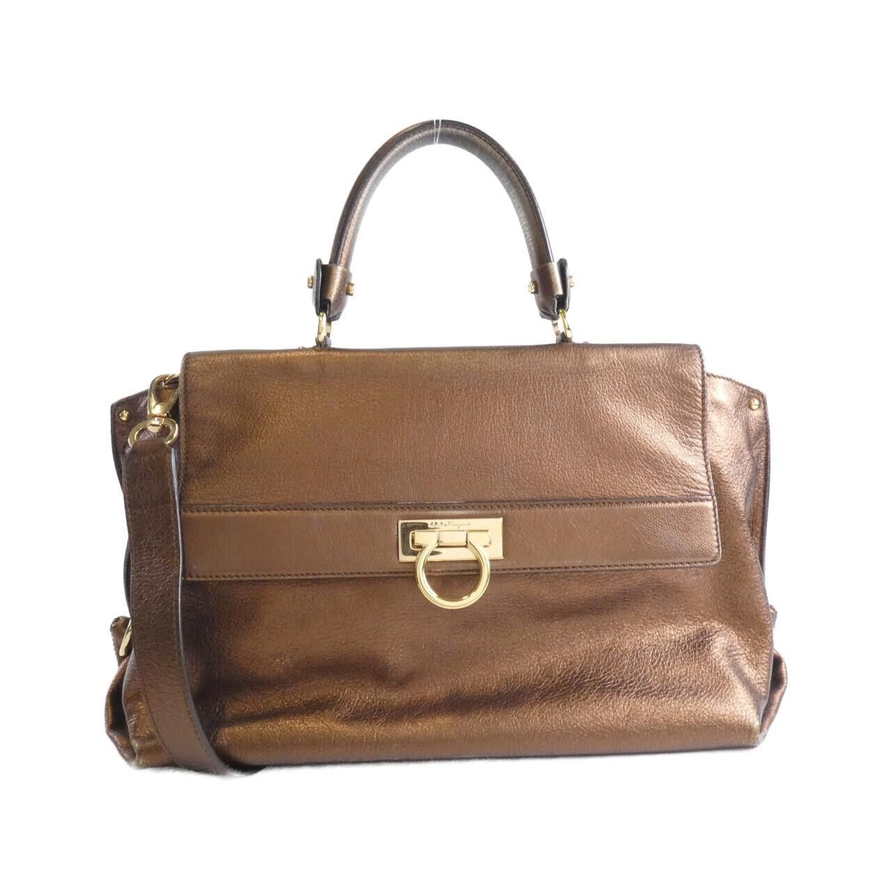 Salvatore Ferragamo Salvatore Ferragamo Salvatore Ferragamo Leather 2way Bag Leather Crossbody Bag 21A871 DUTY FREE for USA Size ONE SIZE - 1 Thumbnail