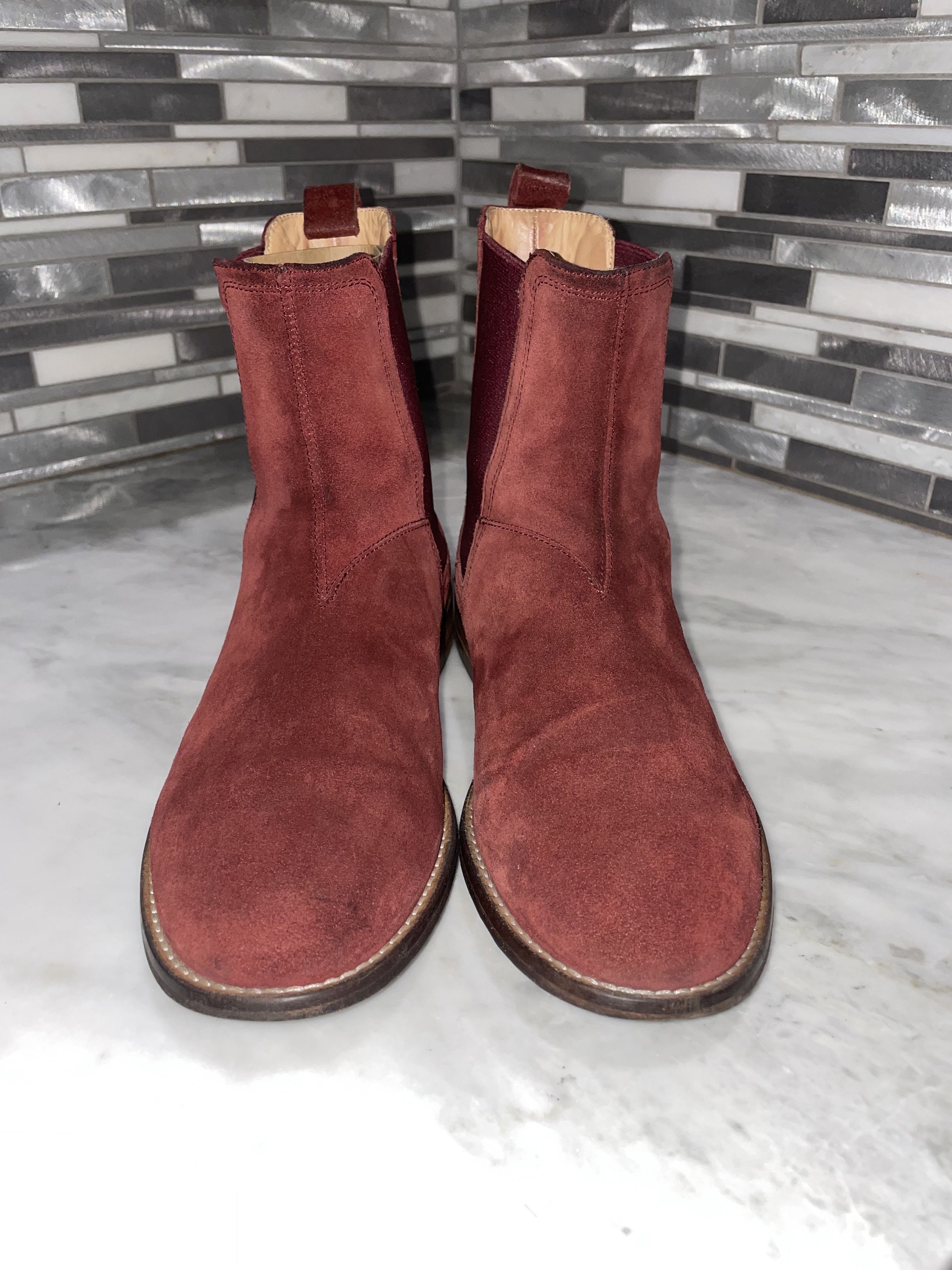 Represent Clo. Represent Chelsea Suede Leather Boot Merlot Size US 8 / EU 41 - 4 Thumbnail