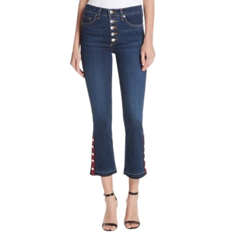 Veronica Beard Veronica Beard Bootcut Blue Jeans | Size 31 Size 31" - 6 Thumbnail