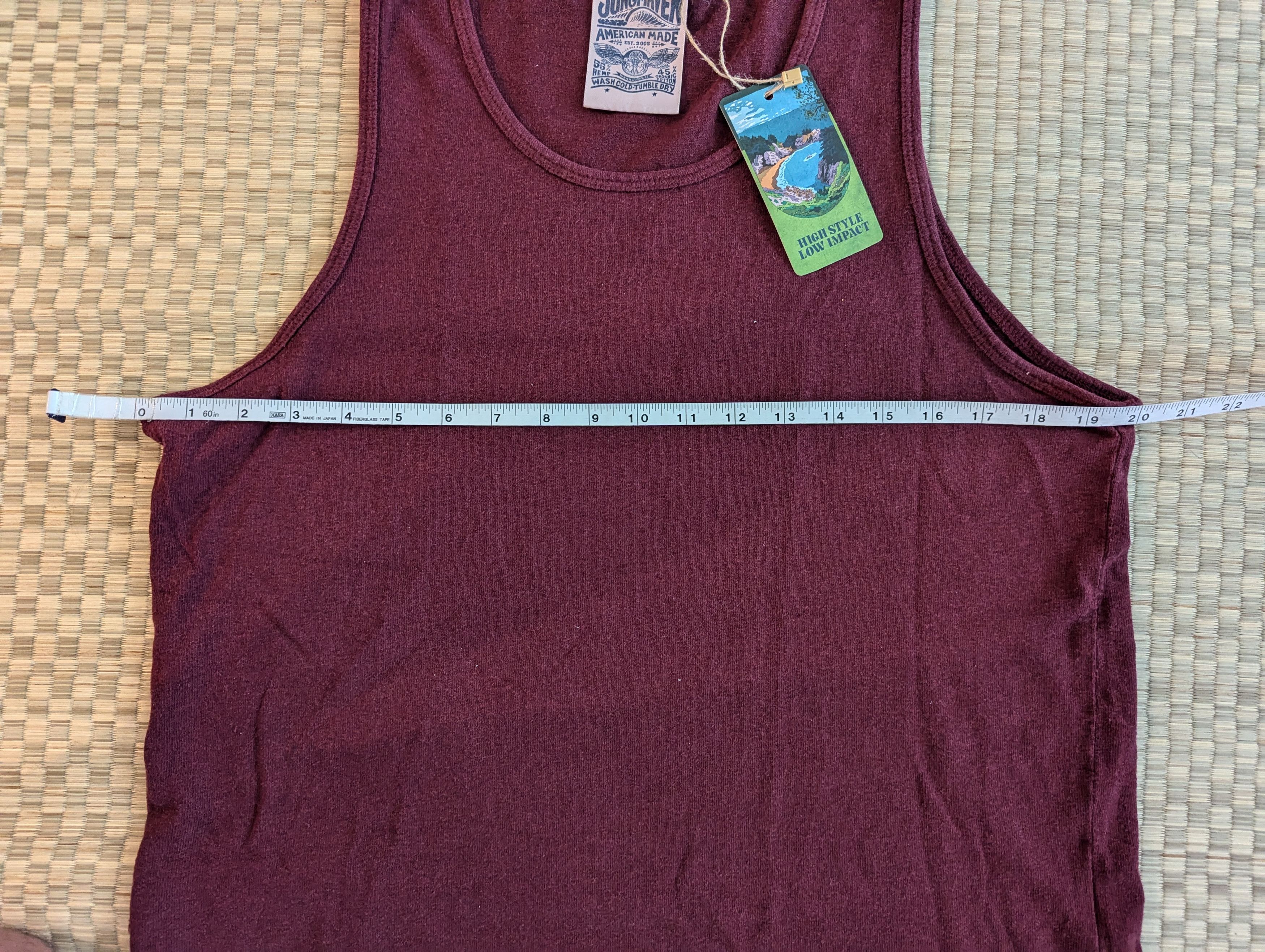 Jungmaven NWT Jungmaven Hemp Blend Tank Top Made in USA Size US S / EU 44-46 / 1 - 5 Thumbnail