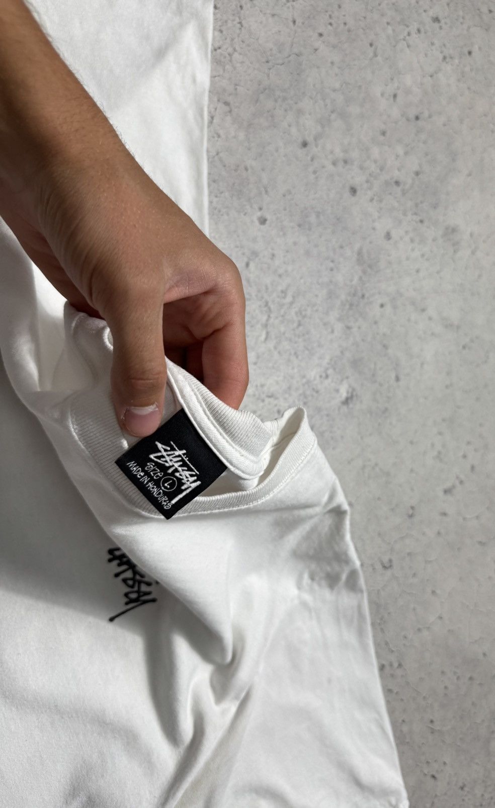 Stussy Stussy Vintage White Big Logo T-Shirt Hype Skategang Size US L / EU 52-54 / 3 - 5 Thumbnail
