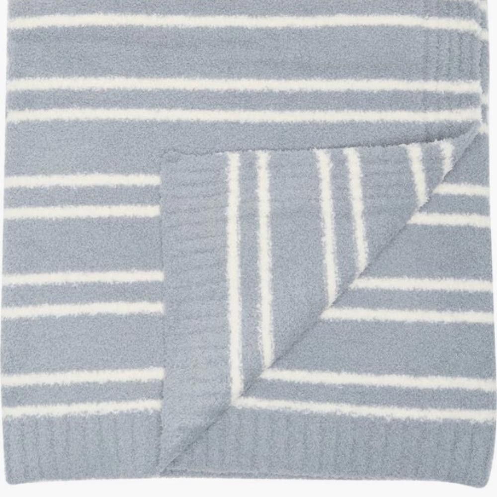 Other NWT Barefoot Dreams Moonbeam & Cream CozyChic Soft Blanket Size ONE SIZE - 1 Preview