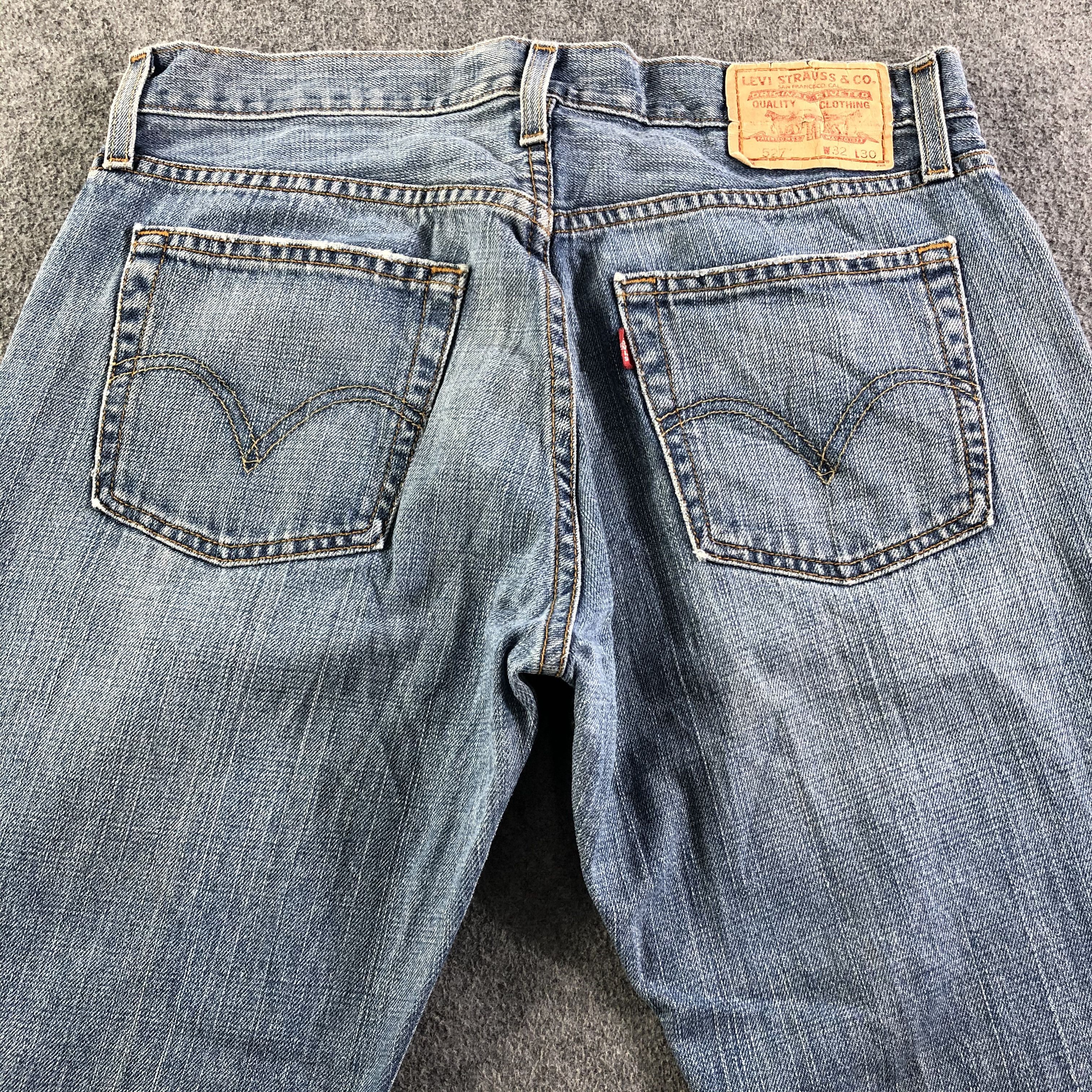 Levi's Vintage Blue Wash Levis 527 Jeans-J3460 Size US 34 / EU 50 - 4 Thumbnail