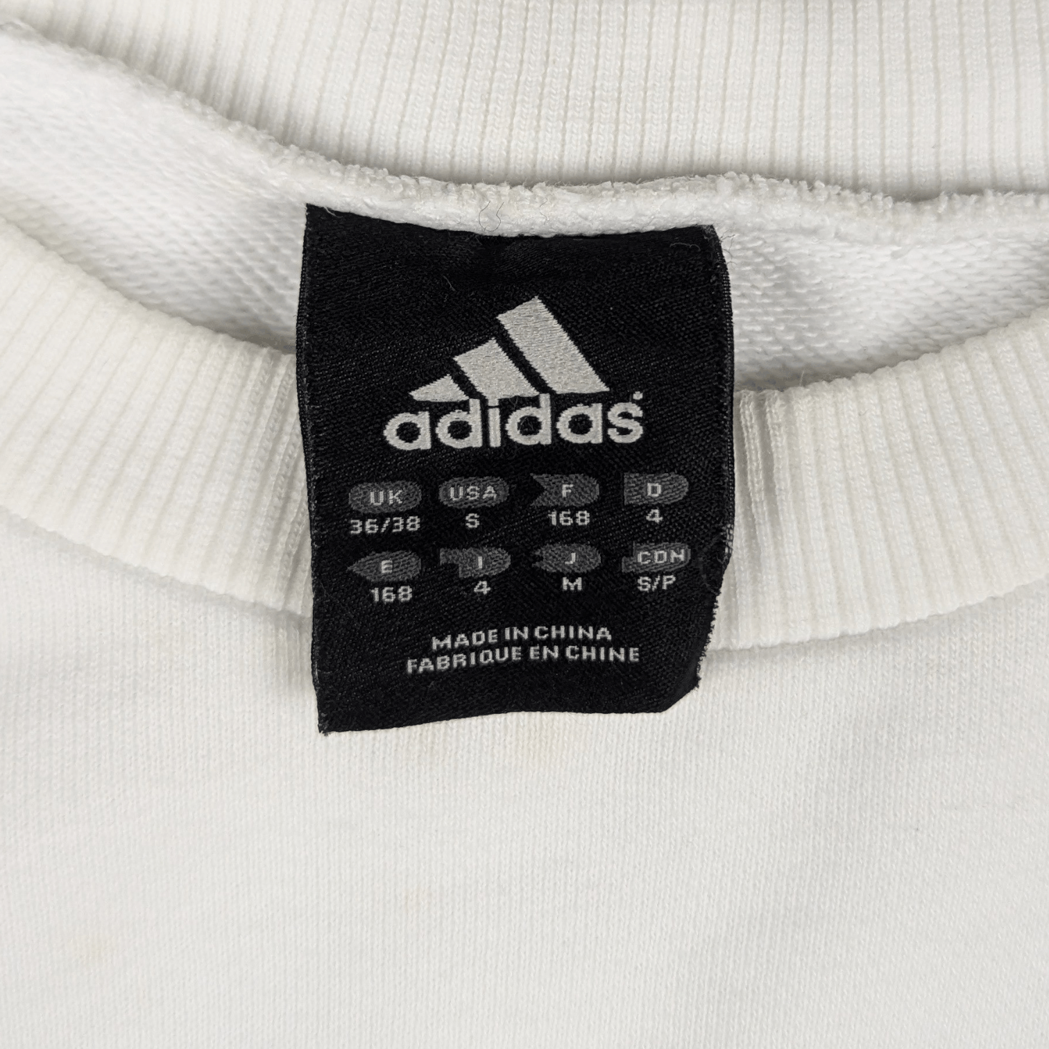 Adidas ADIDAS Big Spell Out Logo Crewneck Sweatshirts Size US S / EU 44-46 / 1 - 14 Thumbnail