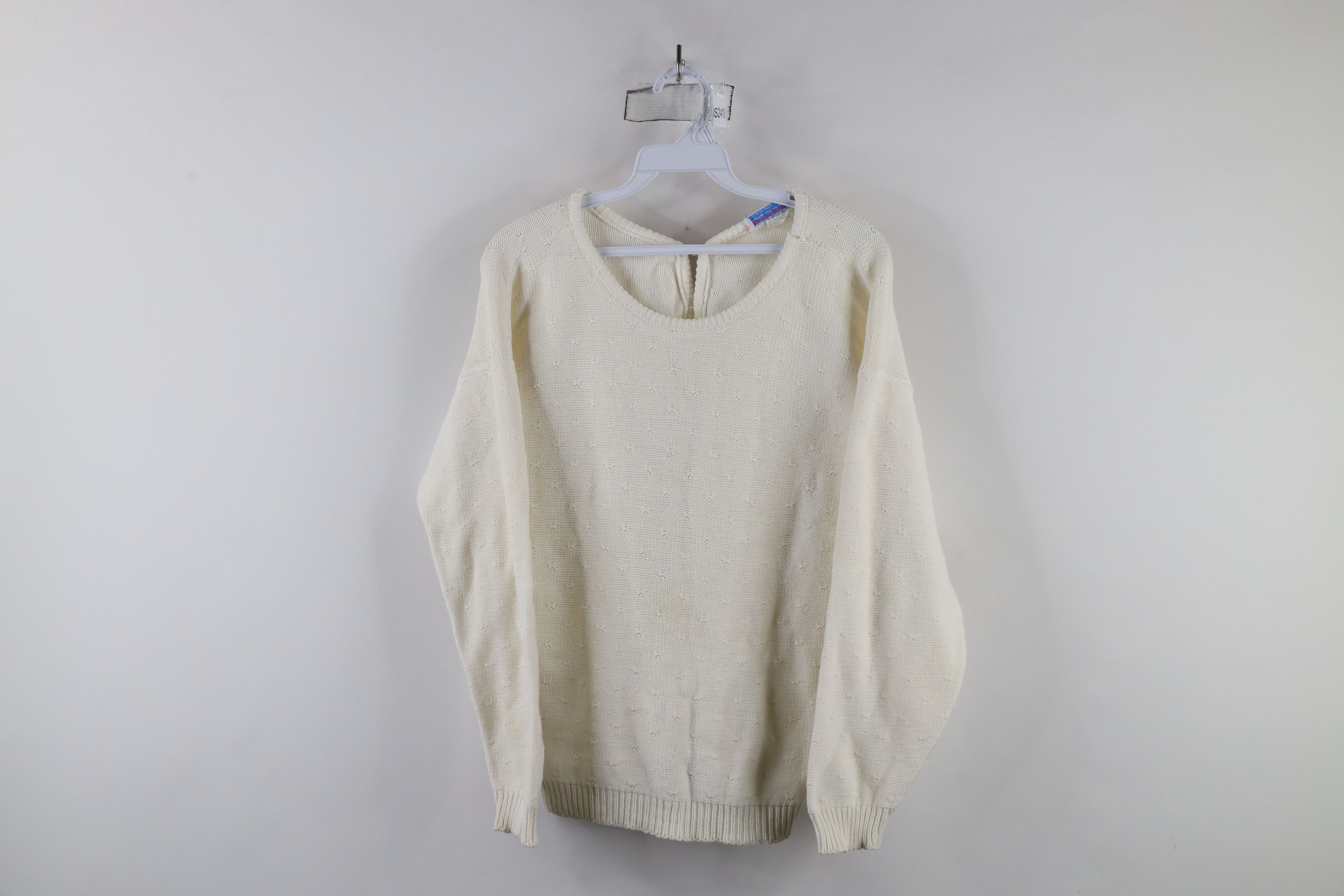 Vintage Vintage 90s Streetwear Back Button Knit Sweater USA Size M / US 6-8 / IT 42-44 - 1 Thumbnail