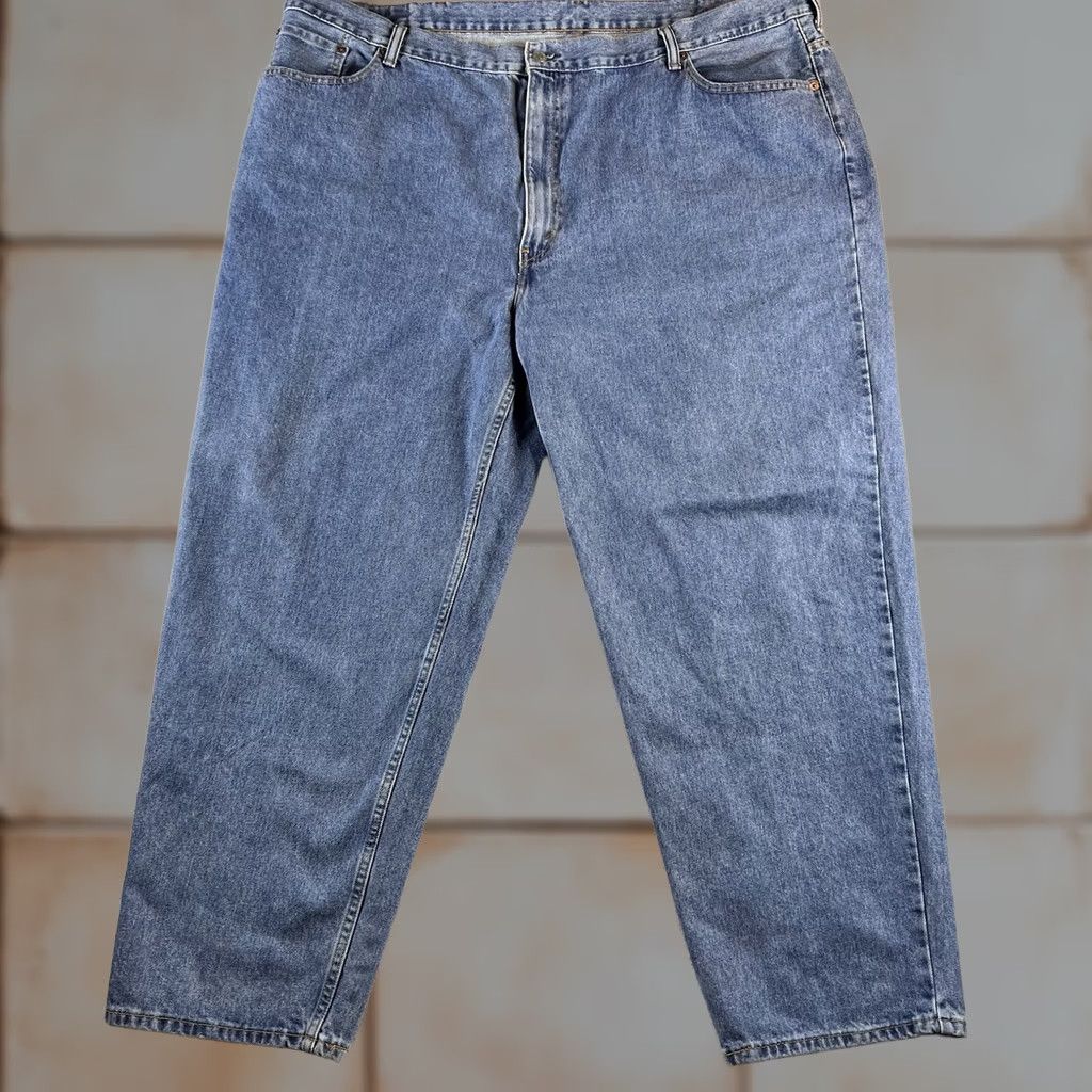Levi's VINTAGE Levi's 560 Jeans Men 50x32 Blue Tapered Denim Comfort Fit 5-Pocket High Rise Large Big & Tall 80s 90s Streetwear Skateboarding Size US 34 / EU 50 - 1 Thumbnail