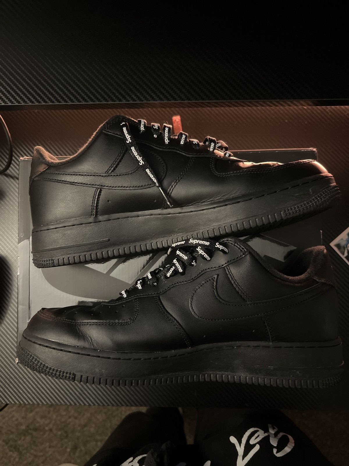 supreme black airforce