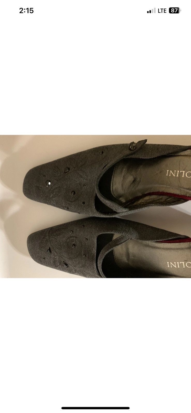 Other ENZO ANGIOLINI Women 9M Black Leather Heel Pump Loafer Shoe Size US 9 / IT 39 - 8 Thumbnail