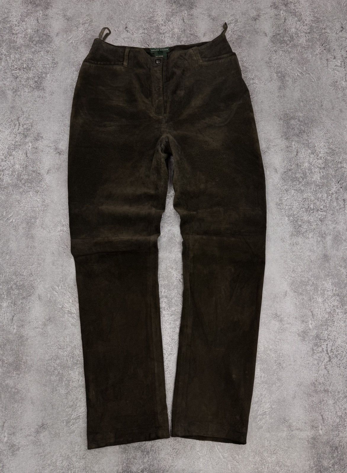 Ralph Lauren Lauren Ralph Lauren Women Suede Pants Khaki Vintage Size M Size 32" / US 10 / IT 46 - 4 Thumbnail