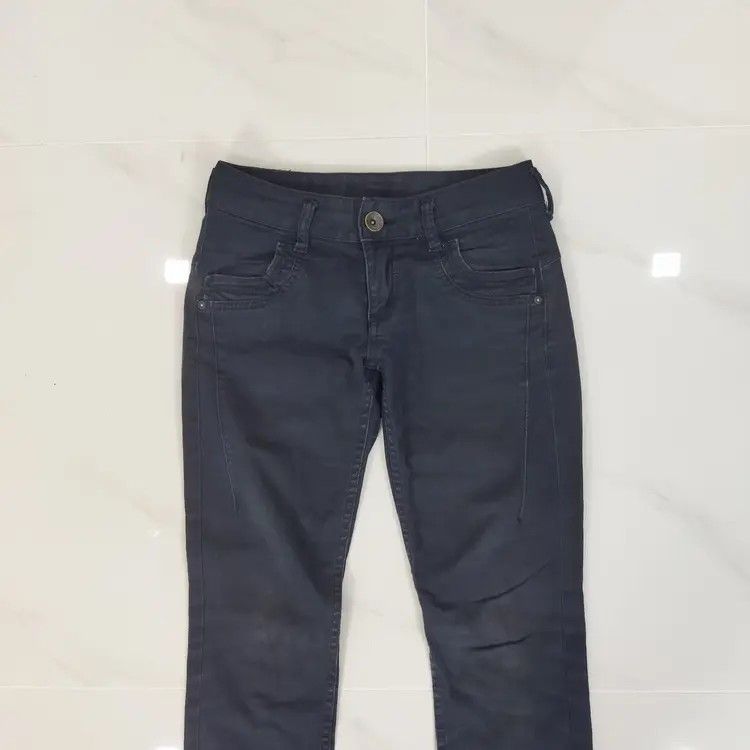 Vintage QUEEN LOW DARK BLUE SKINNY PANT Size US 26 / EU 42 - 2 Thumbnail