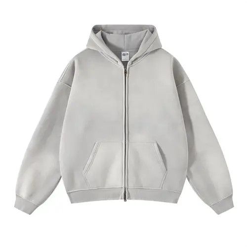 Other Streetwear Loose Washed Zipper Hoodie Sweater Size US XXL / EU 58 / 5 - 1 Thumbnail