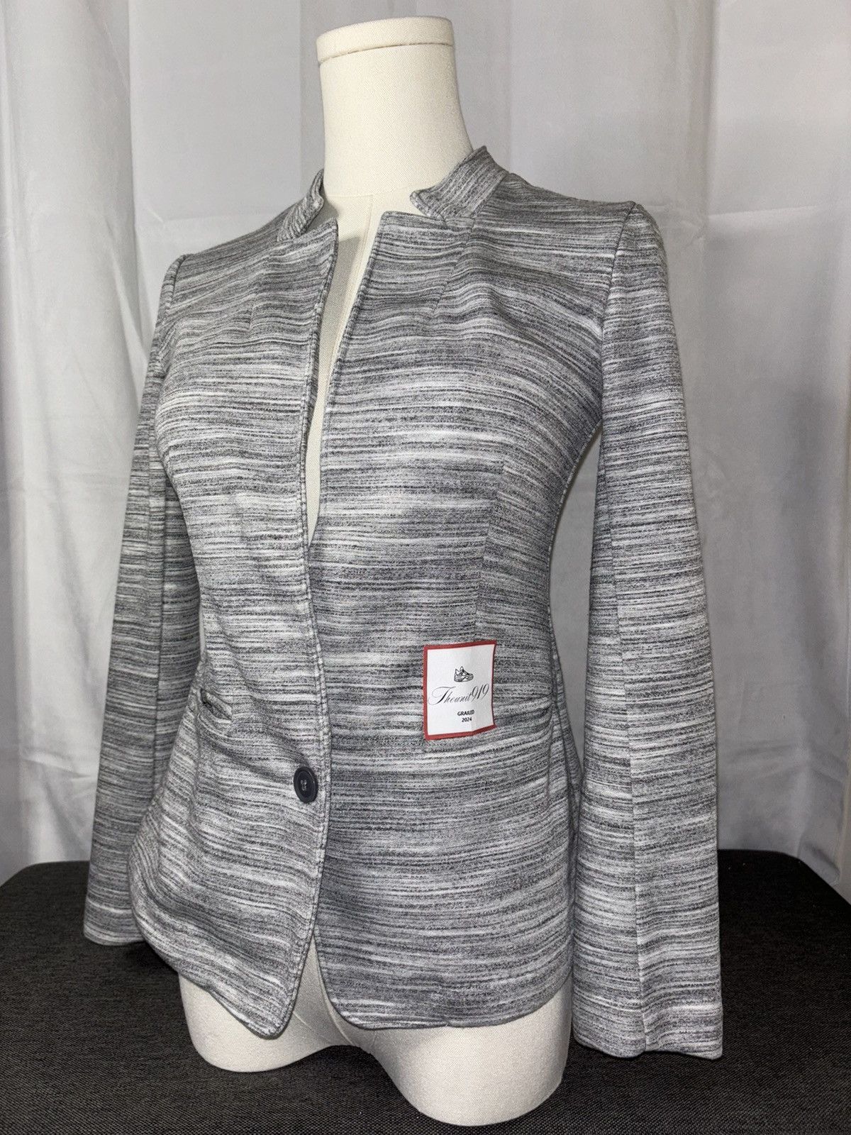 Banana Republic Banana Republic Blazer Grey Size XXSP VNDS Size XXS / US 00 / IT 34 - 1 Thumbnail