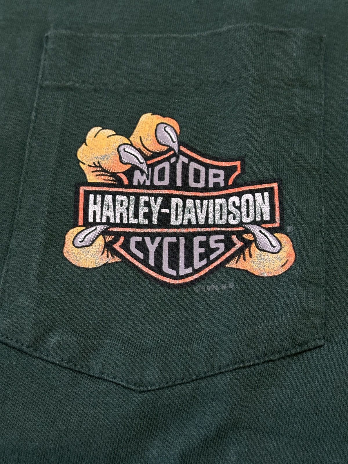 Harley Davidson Vintage 1986 Harley Davidson pocket tee Size US L / EU 52-54 / 3 - 5 Thumbnail