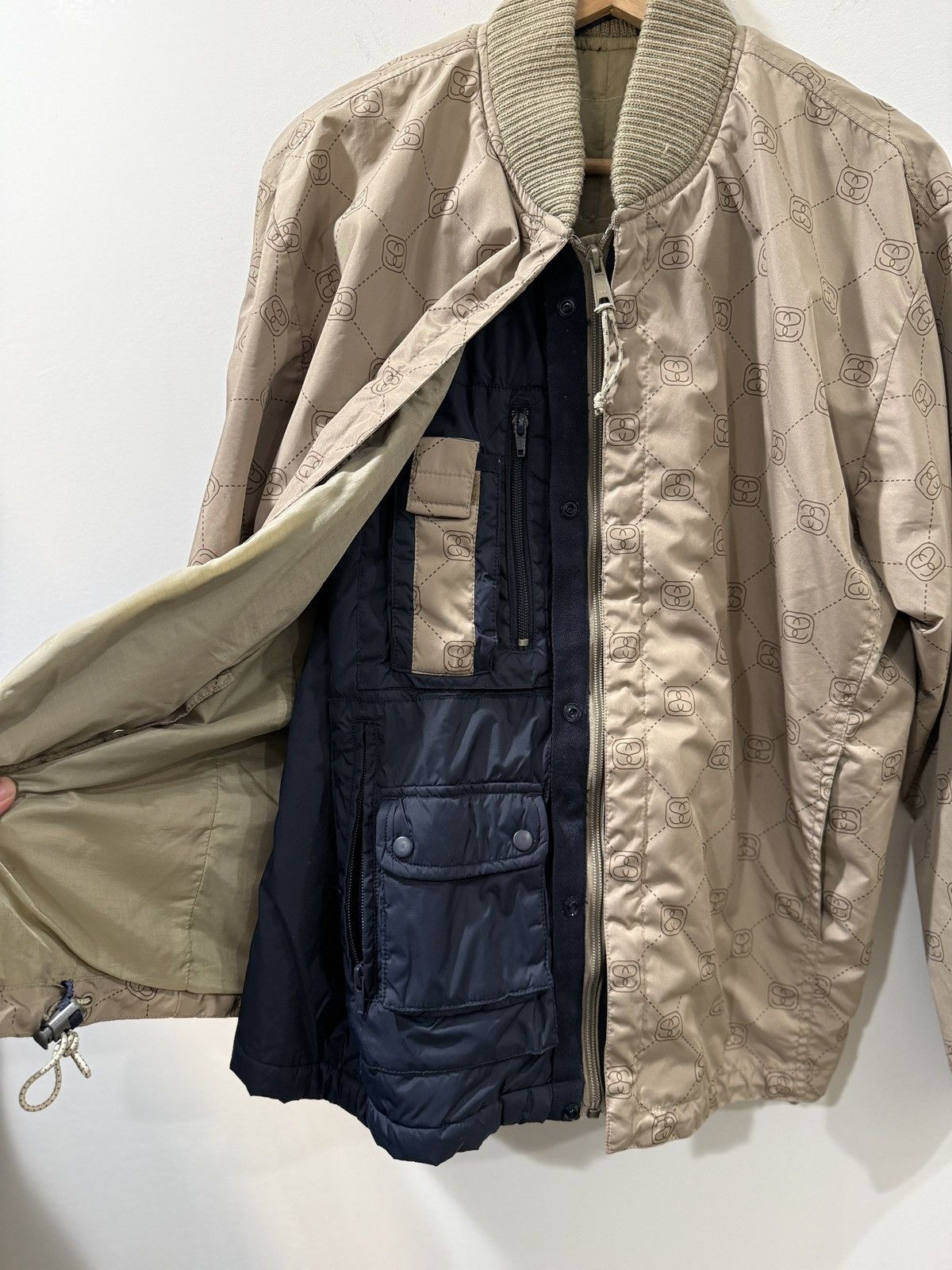 Stussy Stüssy All-Over Monogram Pattern Bomber Jacket Size US M / EU 48-50 / 2 - 3 Thumbnail