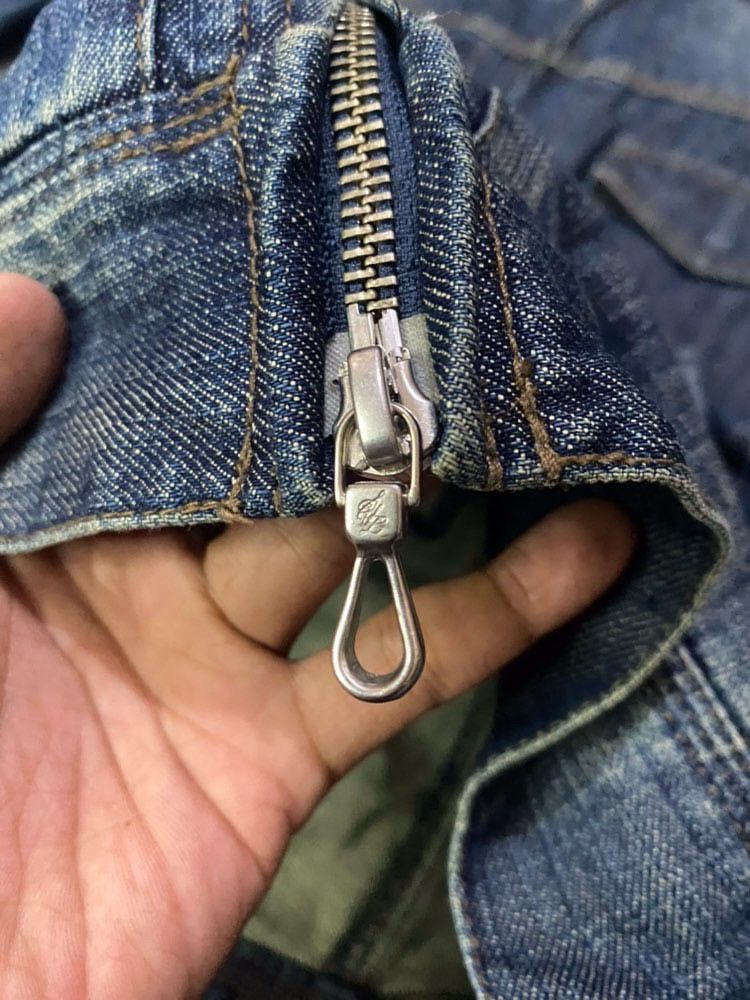 If Six Was Nine Vintage Shclussel Japan Bondage Denim Jacket Size US M / EU 48-50 / 2 - 13 Thumbnail