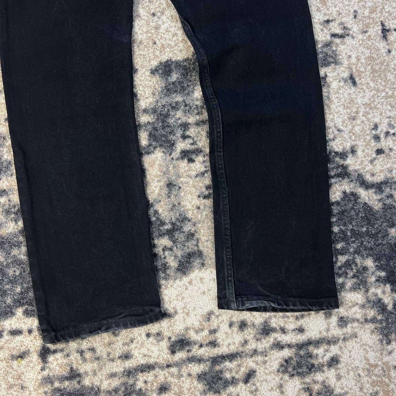 Levi's 505 Levis Vintage Y2K Regural Fit Black Denim Jeans Size US 31 - 4 Thumbnail