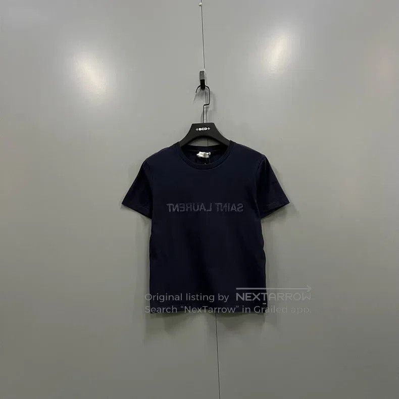 Saint Laurent Paris Saint Laurent Paris Reversed Logo Printed Short Sleeve Size US XS / EU 42 / 0 - 1 Thumbnail