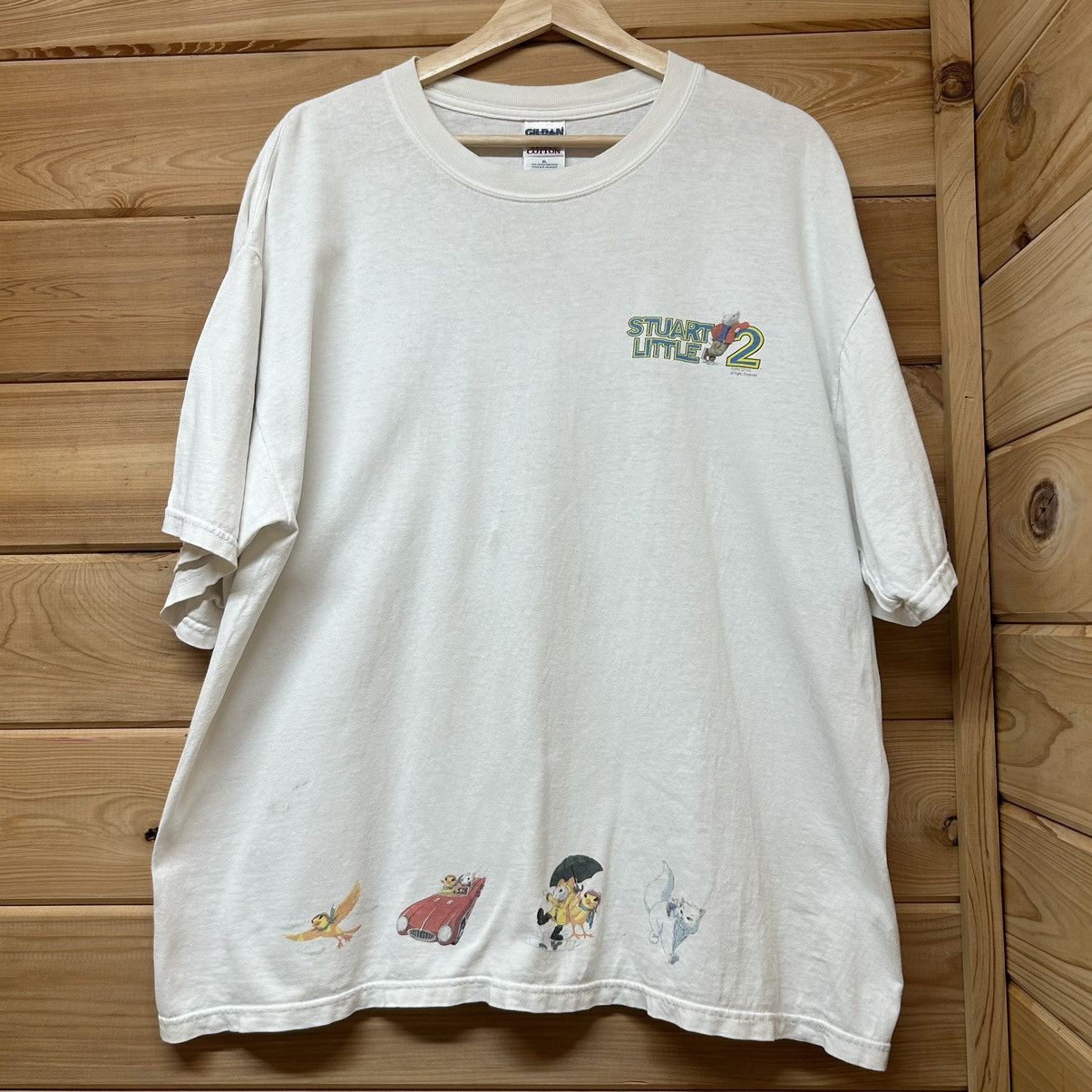 Vintage Vintage 2002 Stuart Little 2 Movie Promo Graphic T Shirt Size US XL / EU 56 / 4 - 1 Thumbnail