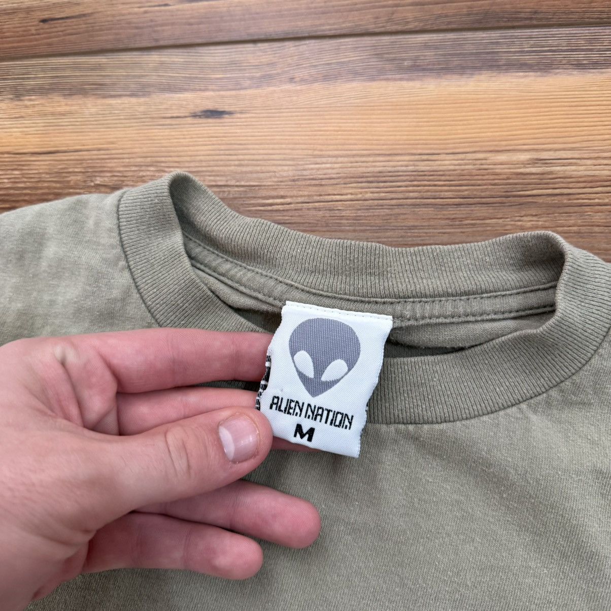 Other Vintage Brown Alien Nation Skate Mind Waste Tee Shirt Size US M / EU 48-50 / 2 - 5 Thumbnail