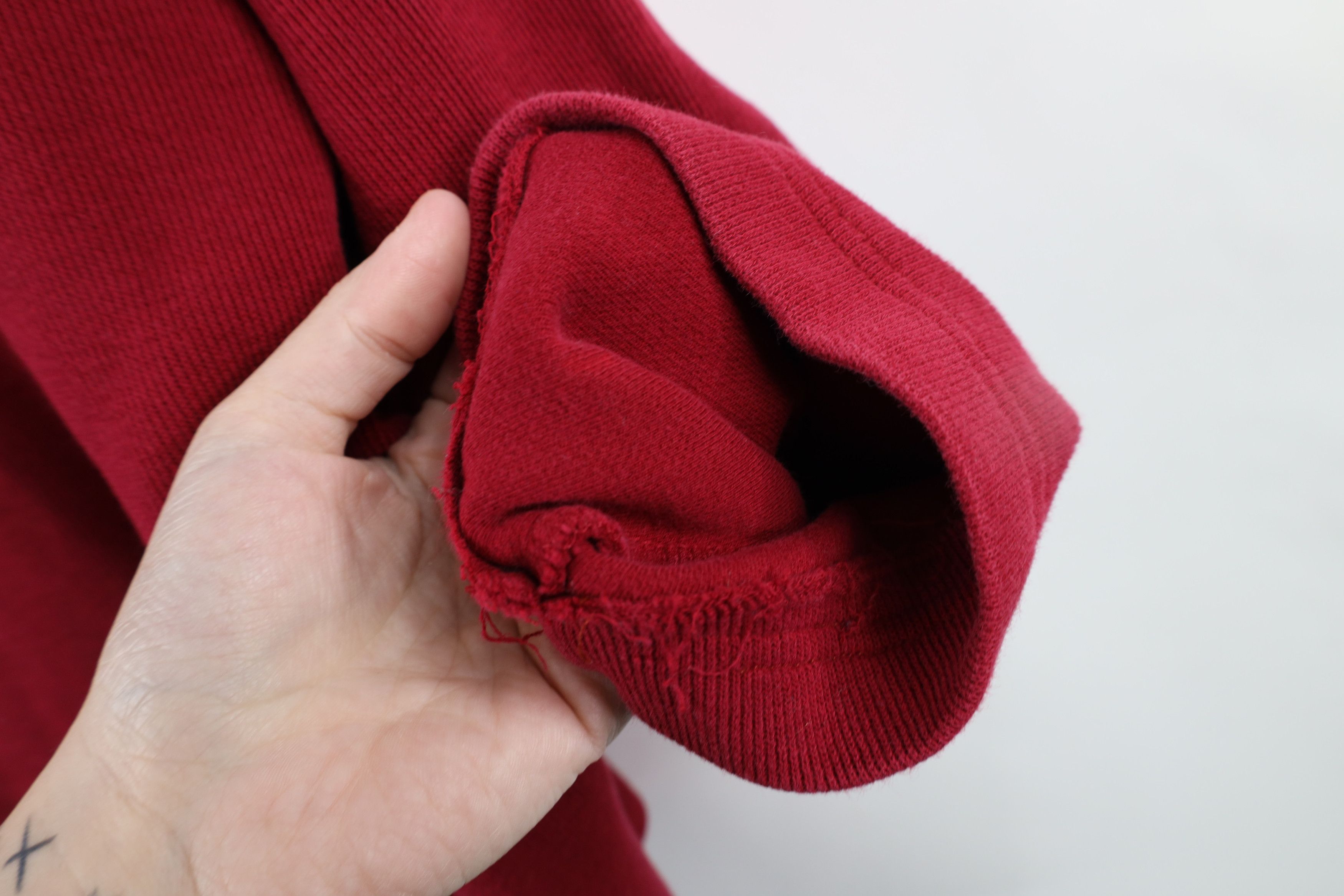 Gap × Vintage Vintage Y2K 2000 Gap Ribbed Knit Long Sleeve T-Shirt Red Size US L / EU 52-54 / 3 - 7 Thumbnail