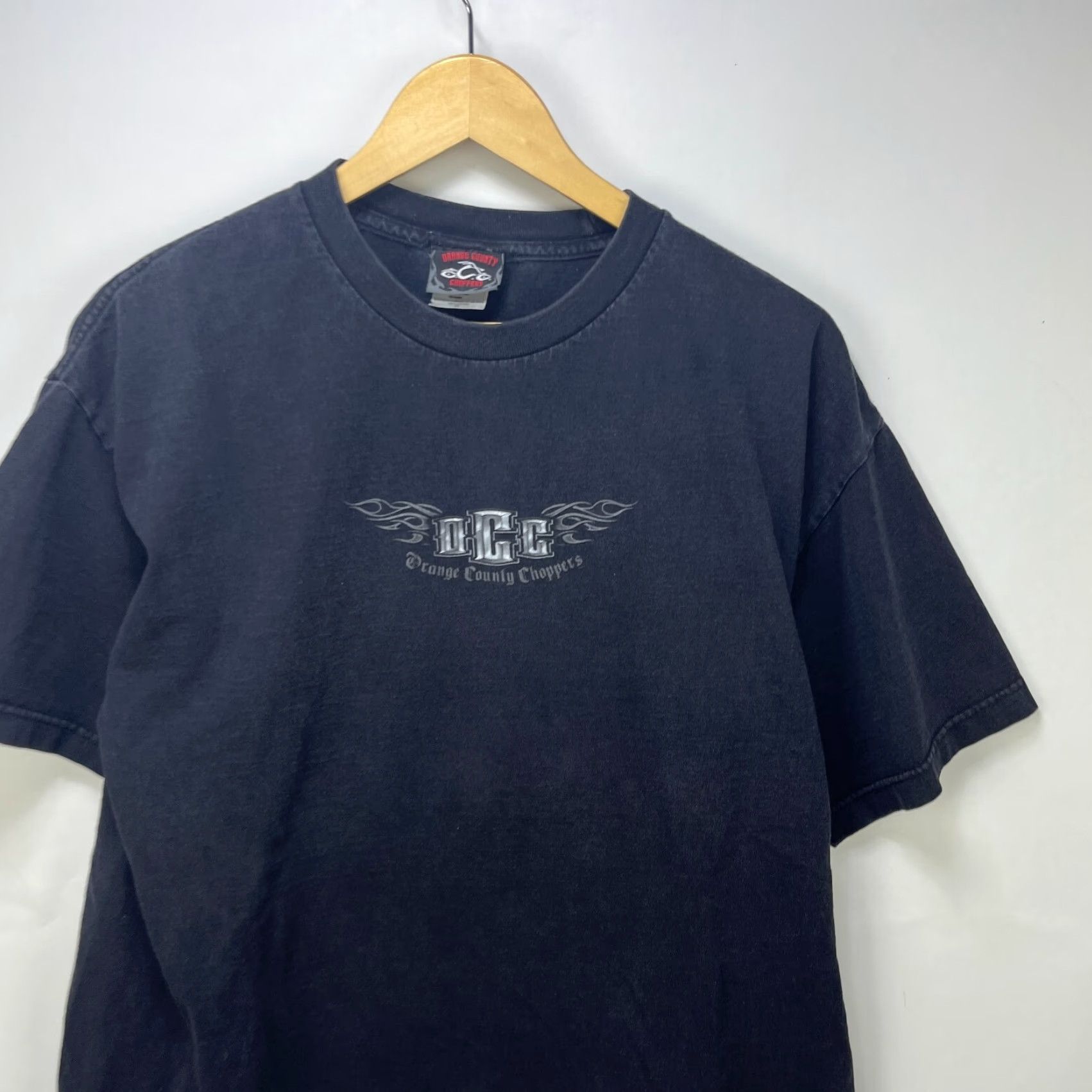 Vintage VINTAGE Orange County Choppers T-Shirt XL Men Black 90s Flames Motorcycle Shirt Mens Size US XL / EU 56 / 4 - 6 Thumbnail