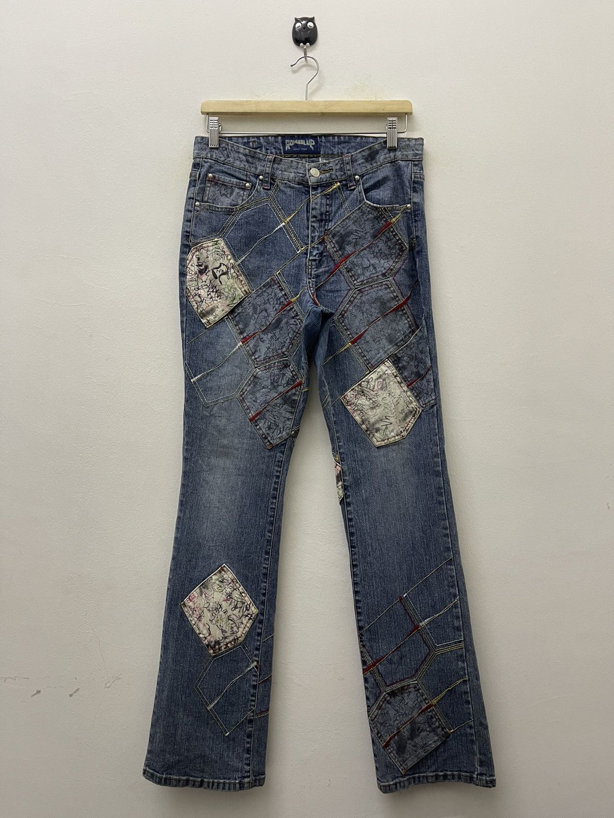 Rare Vintage ROMABLUE Multi-Pockets Flare Bootcut Fancy