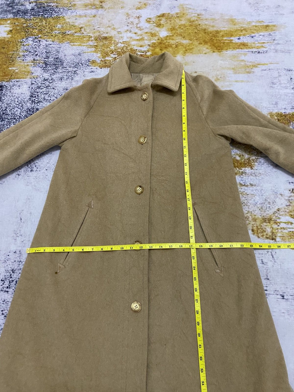 Celine Celine Wool Trench Coat Jacket Size S / US 4 / IT 40 - 20 Thumbnail