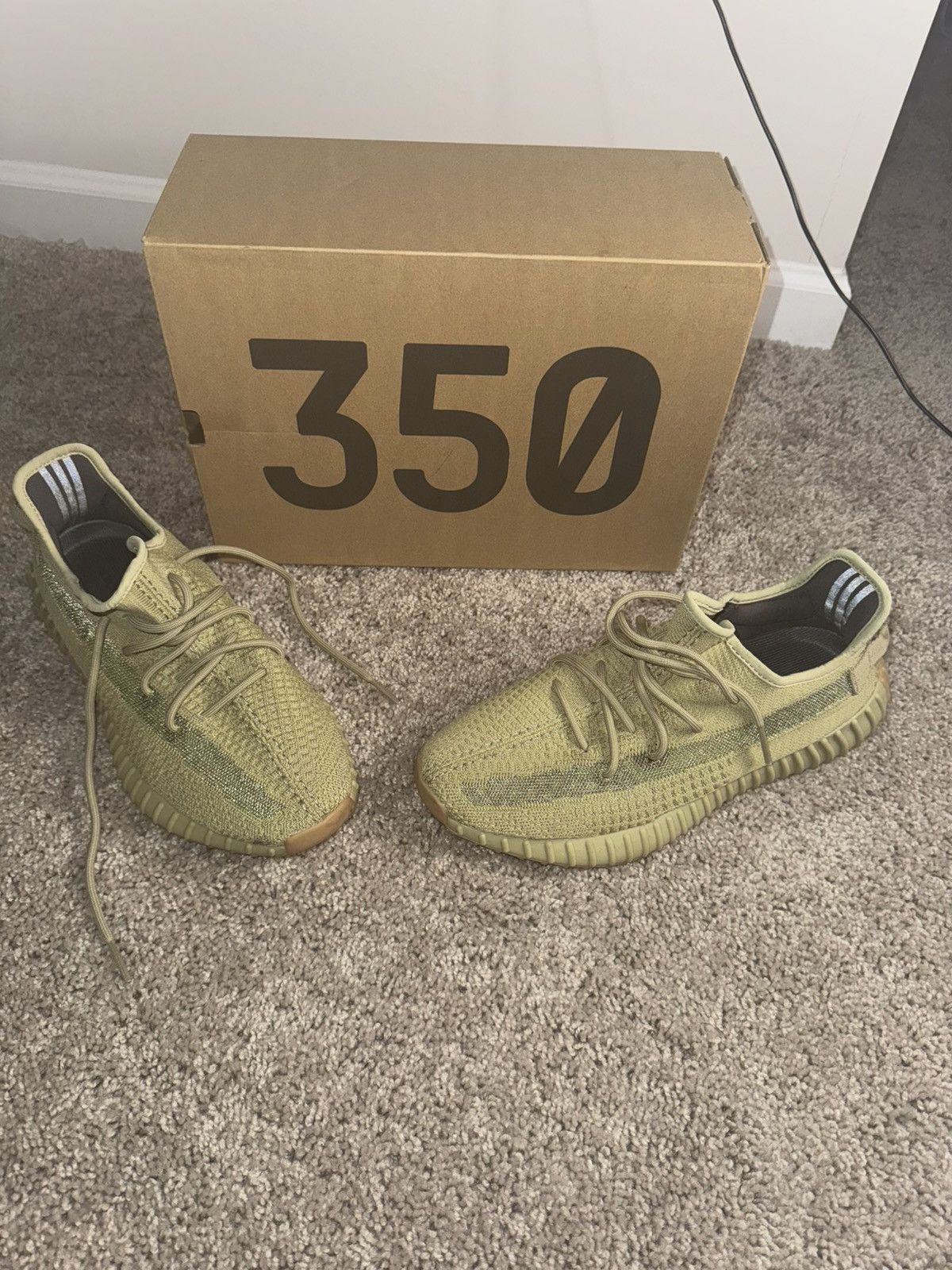 Adidas Yeezy Boost 350 V2 Sulfur Size US 11 / EU 44 - 5 Thumbnail