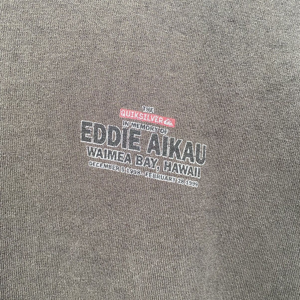 Quiksilver 💥SICK💥 THRASHED Vintage 90s Eddie Aikau Quiksilver ERD TEE Size US M / EU 48-50 / 2 - 6 Thumbnail