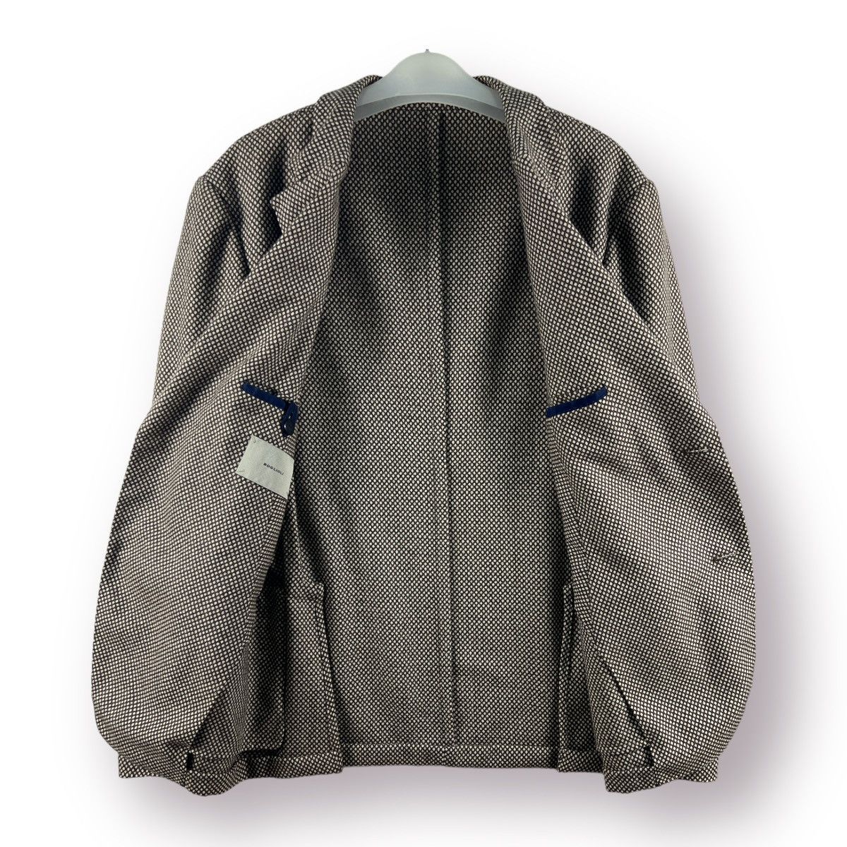Boglioli 🔥RARE🔥 BOGLIOLI ITALY RETFORD WOOL ABSTRACT HEAVY JACKET Size US S / EU 44-46 / 1 - 7 Thumbnail