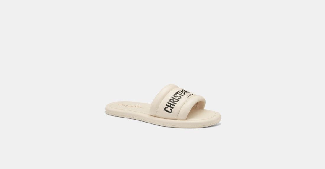 Dior o1w1db10924 Every-D Slides in White Size US 6 / IT 36 - 2 Thumbnail