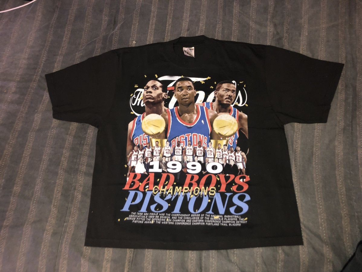 NBA × Rap Tees Detroit pistons Size US XL / EU 56 / 4 - 6 Thumbnail